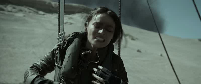 Ugh. You okay? Get my knife. It's in my left boot