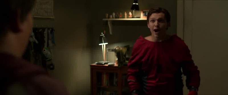 You were on the ceiling