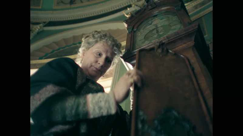 You open the door