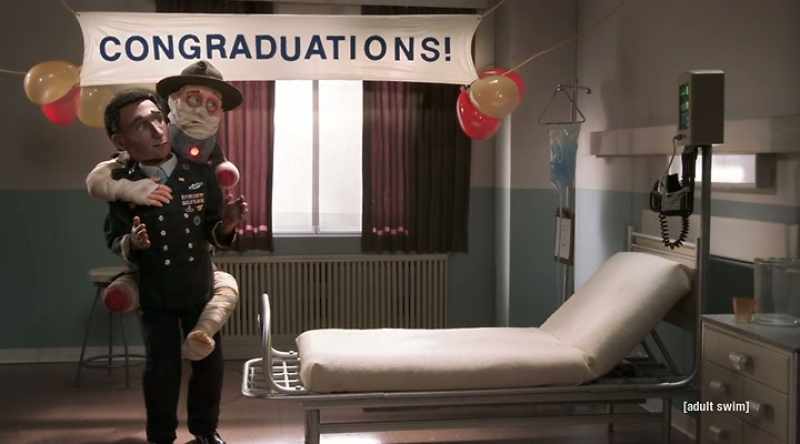 You passed your cyborg warrior training