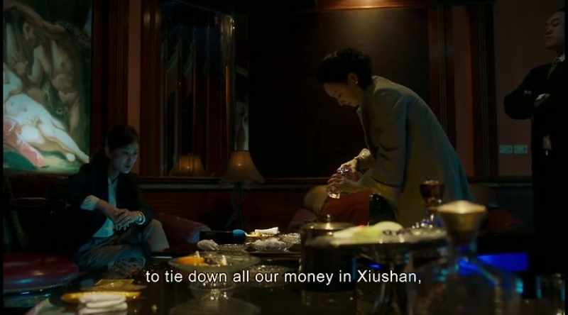 You pour tea and wine for us while teaming with Mr. Lin