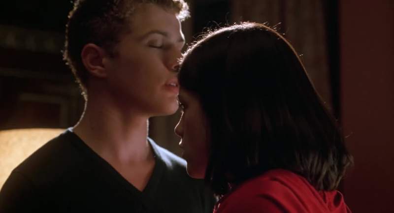 You promised to let me kiss you