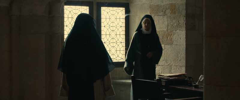 You remark on her unwounded brow