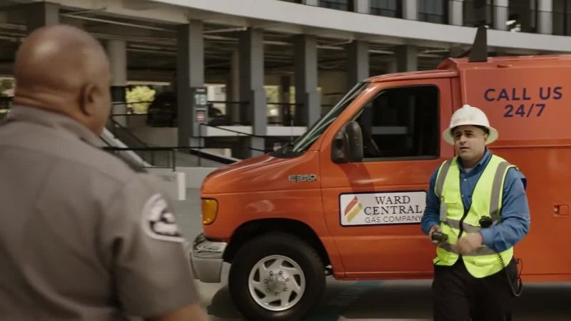 You report a gas leak?