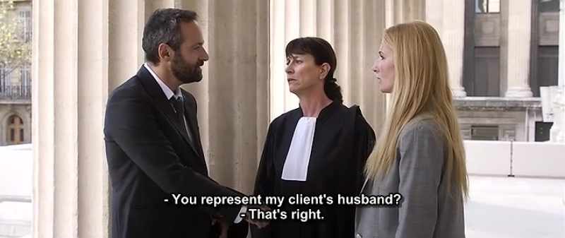 You represent my client's husband? - That's right