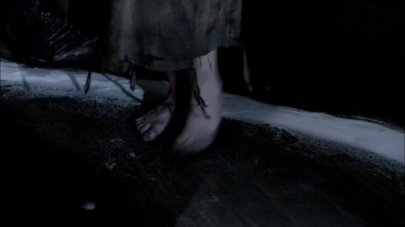 You said ghosts couldn't cross. -They can't. She's not a ghost