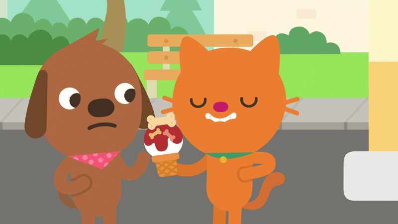You saved the ice cream for everyone, Harvey
