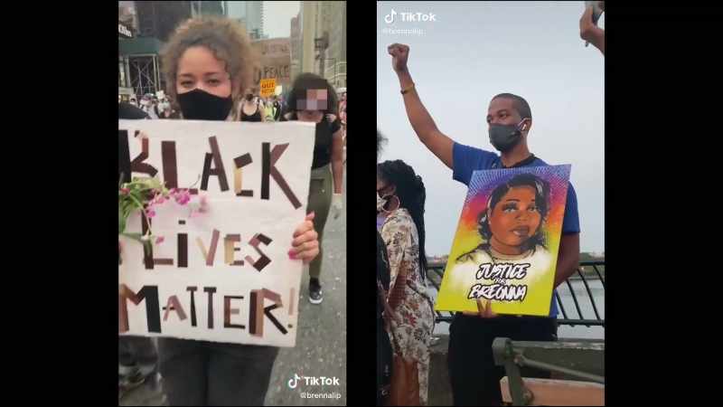 You saw Black Lives Matter content