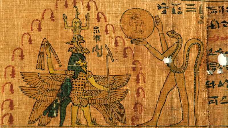 You say that the snake represents this underworld