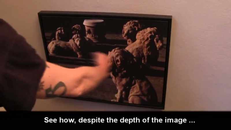 You see, despite the depth of the image