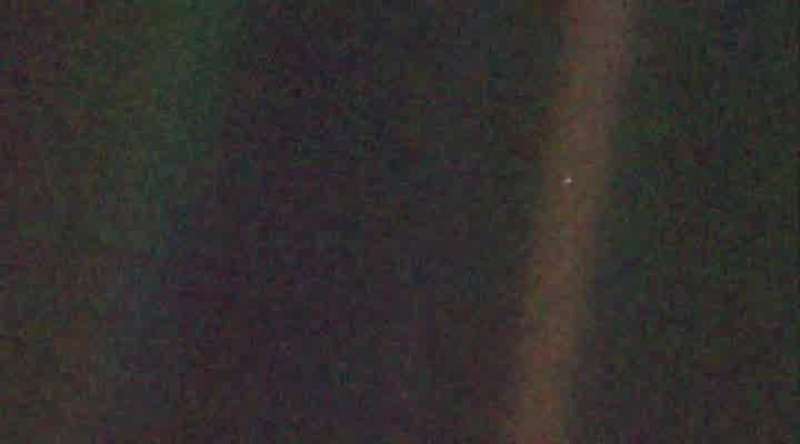 You see that pale blue dot