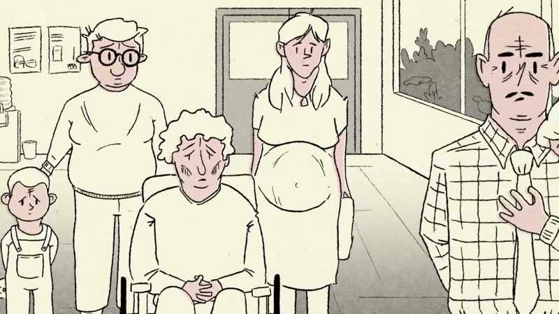 You see people in wheelchairs