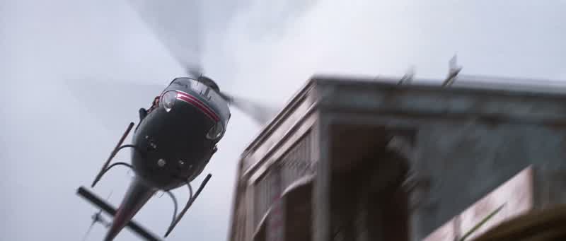 You see the chopper?