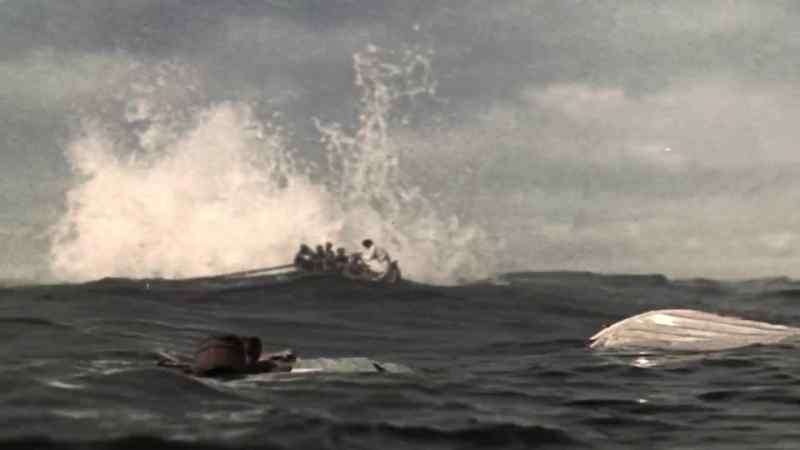 You should not have come back, ye grinning whale