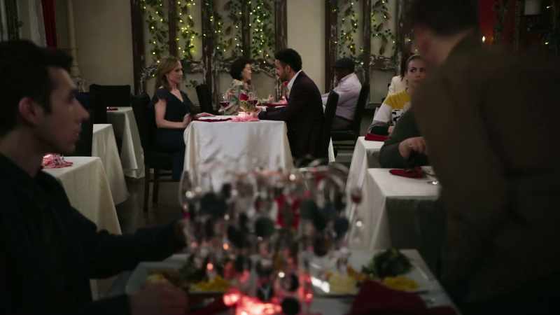 You should, you should probably get back to your dinner