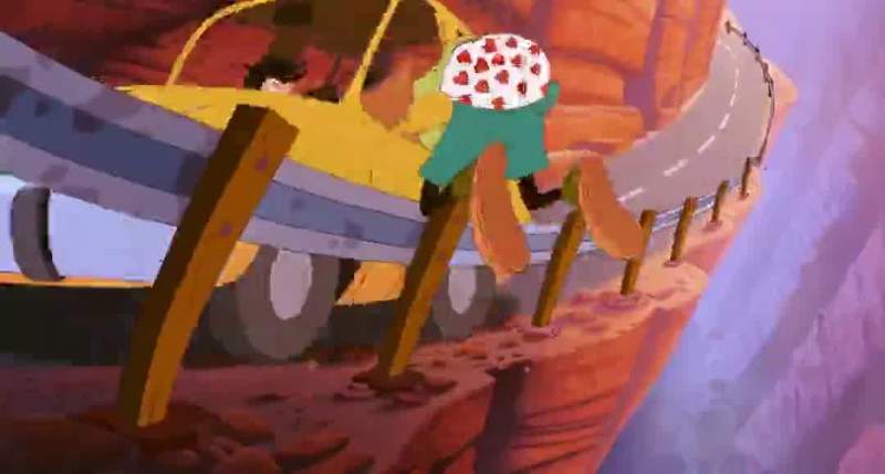 You should've put the brake on