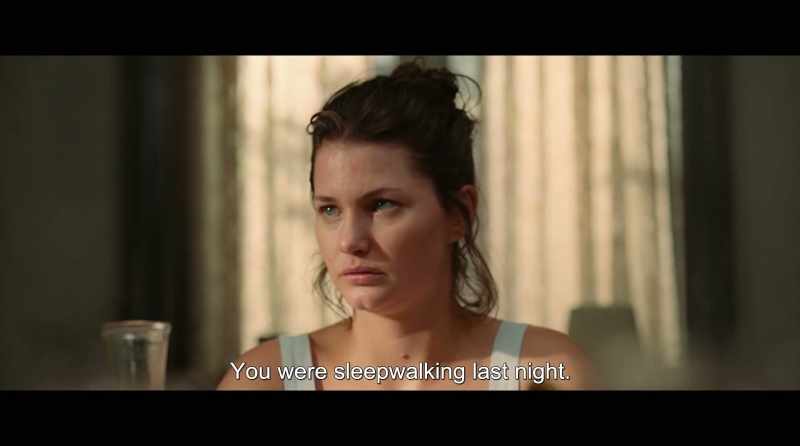 You were sleepwalking last night