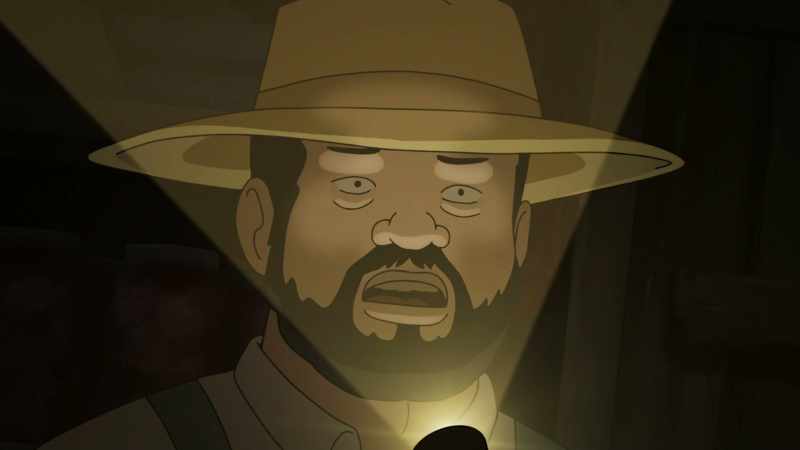 You stay here in root cellar with the door closed