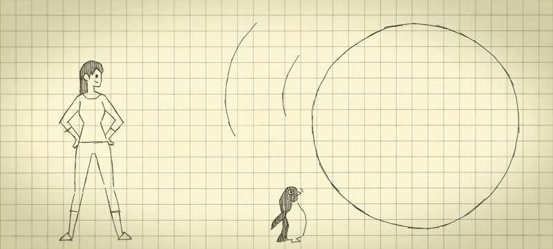 You, the penguins, and the ocean were all linked