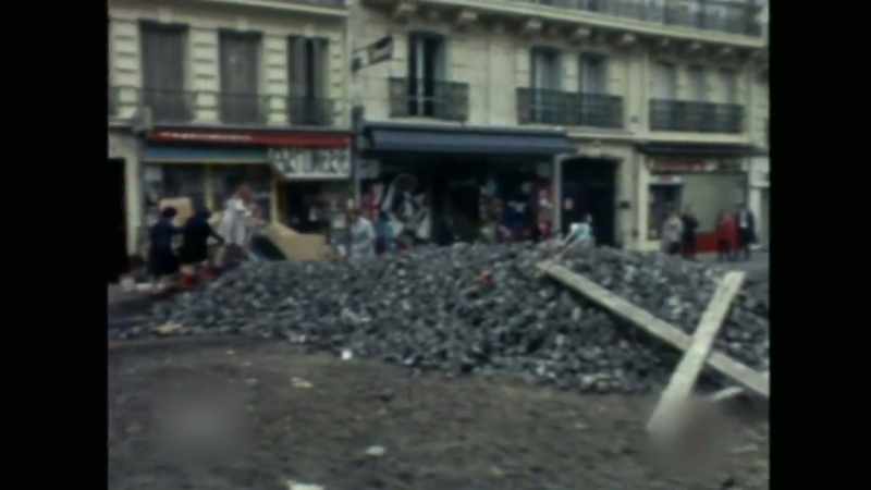 You throw that cobblestone at the police