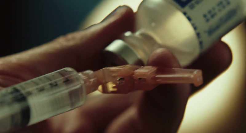 You used the syringes in the kit