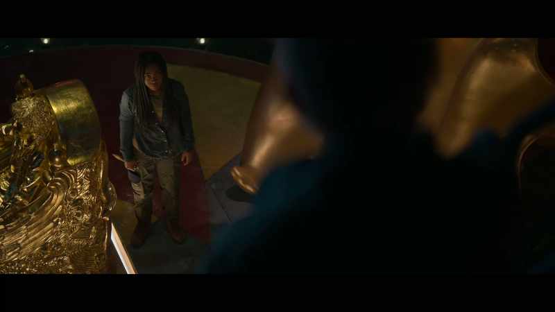 You walk outta here with that shield…