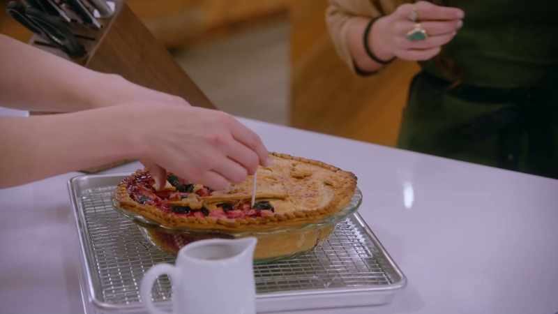 You want to put a little butter on it first