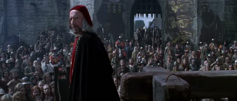You will fall to your knees now, declare yourself the king's loyal subject and beg his mercy
