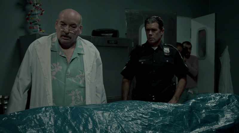 You work in a freaking morgue. Get your ass up