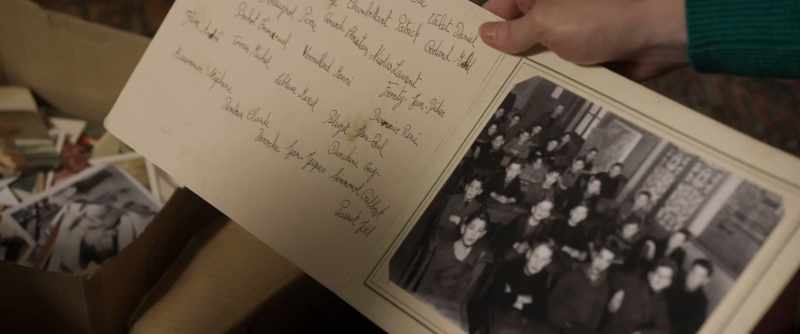 You wrote out all of Dad's classmates' names