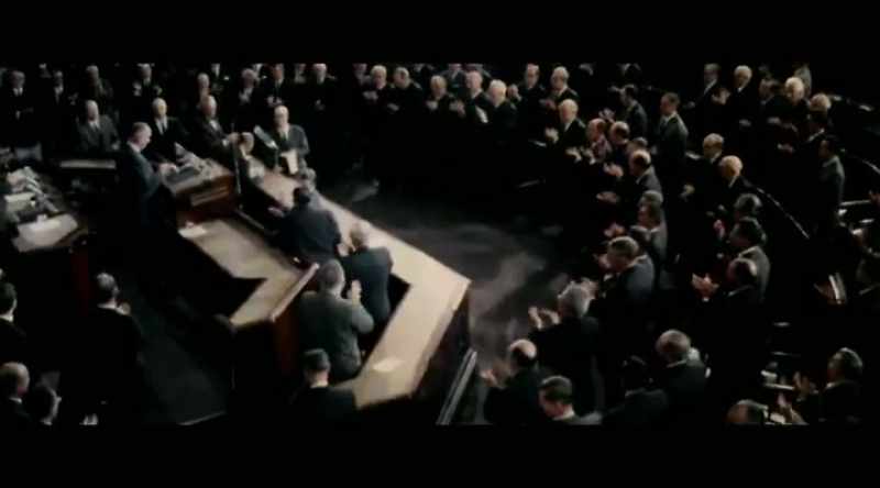 YOUNG: He ended his speech with