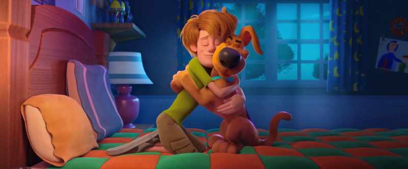 [young Scooby whines contentedly]