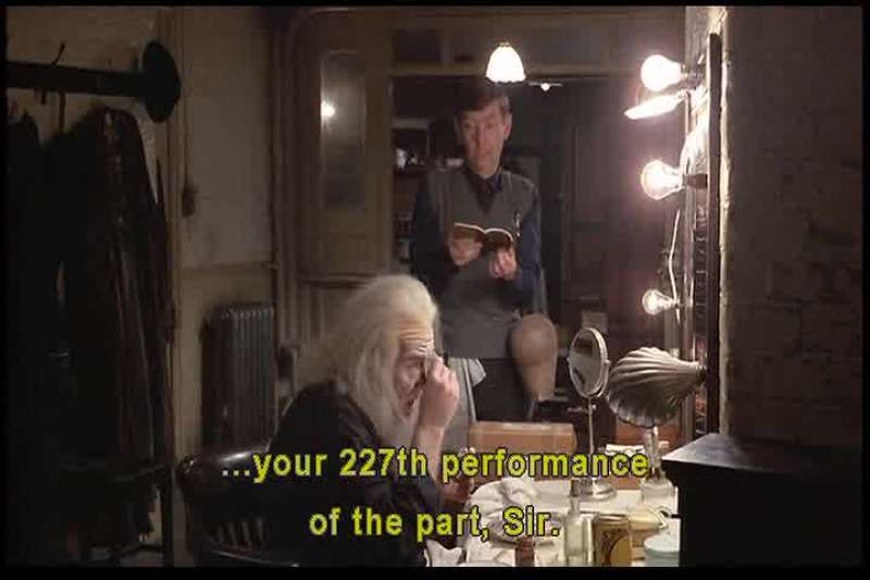 Your 227th performance of the part Sir