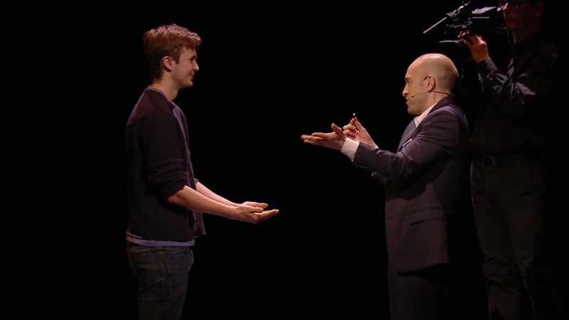 Your attention's on the wrong side. It's a very well-known technique