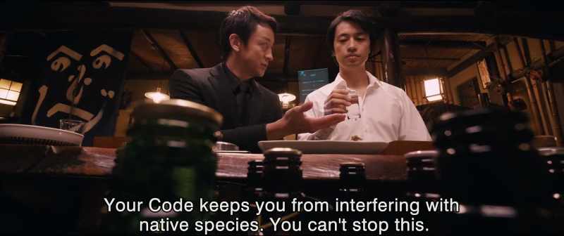 Your Code keeps you from interfering with native species. You can't stop this