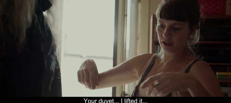 Your duvet... I lifted it
