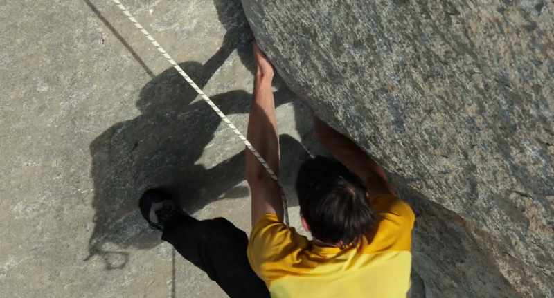 Your feet aren't on any specific holds