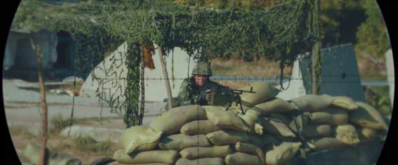 Your machine gunner is on the left