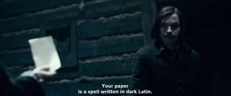 Your paper is a spell written in dark Latin