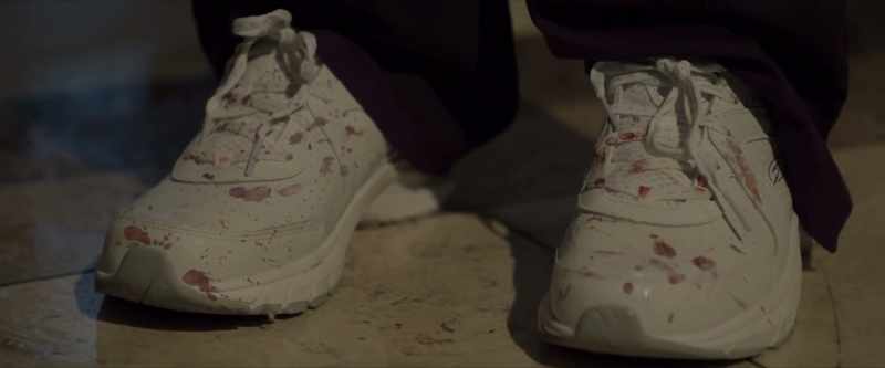 Your shoes are all bloody