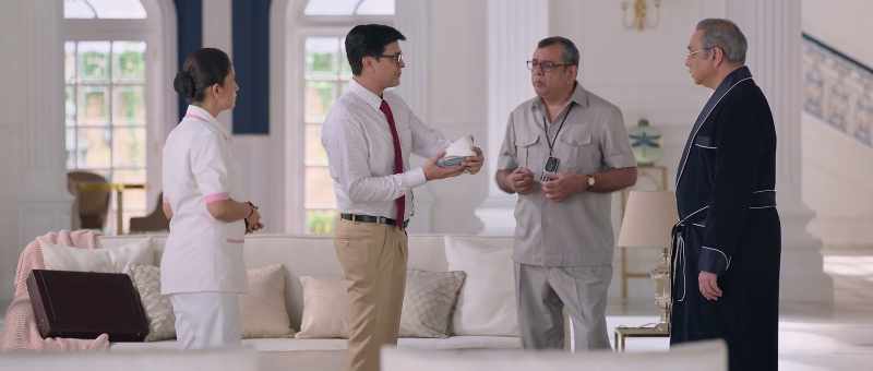 Your son-in-law's blood pressure has become normal