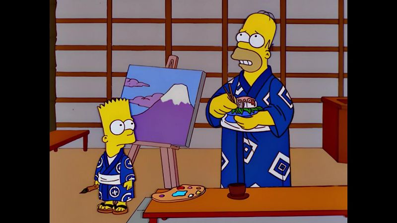 Your wife has paid your bail, Mr. Simpson-san