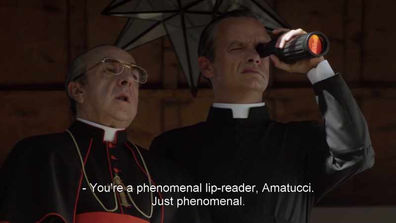 You're a phenomenal lip-reader, Amatucci. Just phenomenal
