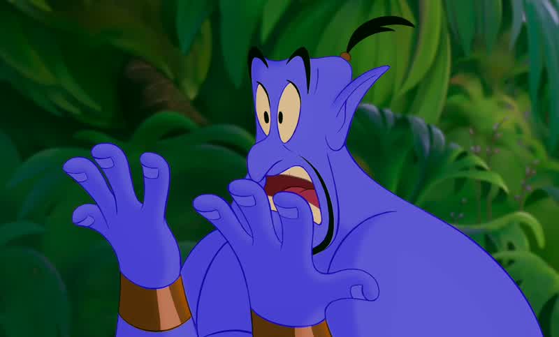 You're a prisonerIt's all part and parcel of the whole genie gigPhenomenal cosmic powersItty bitty living space