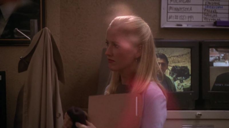 You're back. -Toby apologized to me, in his way
