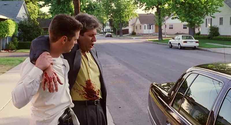 You're bleeding. A lot. - No shit!