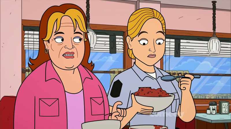 You're eating Carlene