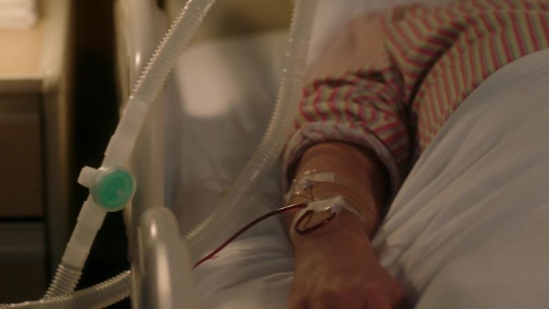 You're giving him a transfusion?