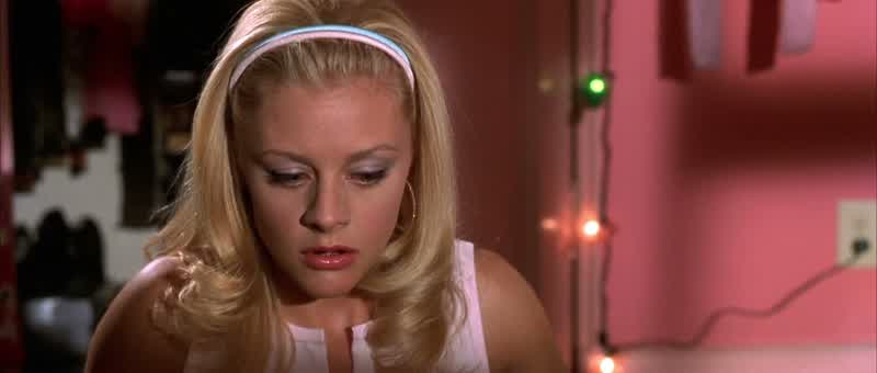 Oh well Here You're gonna need thisYour scrunchie My lucky scrunchieIt helped me pass SpanishYou passed Spanish because you gave Professor Montoyaa lap dance after the finalYeah Luckily