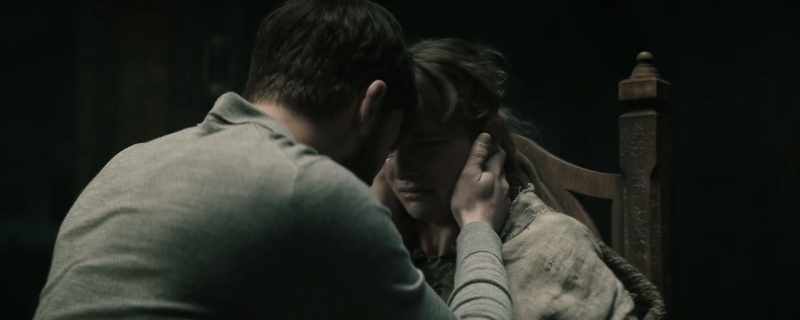 You're here now. [weeping]